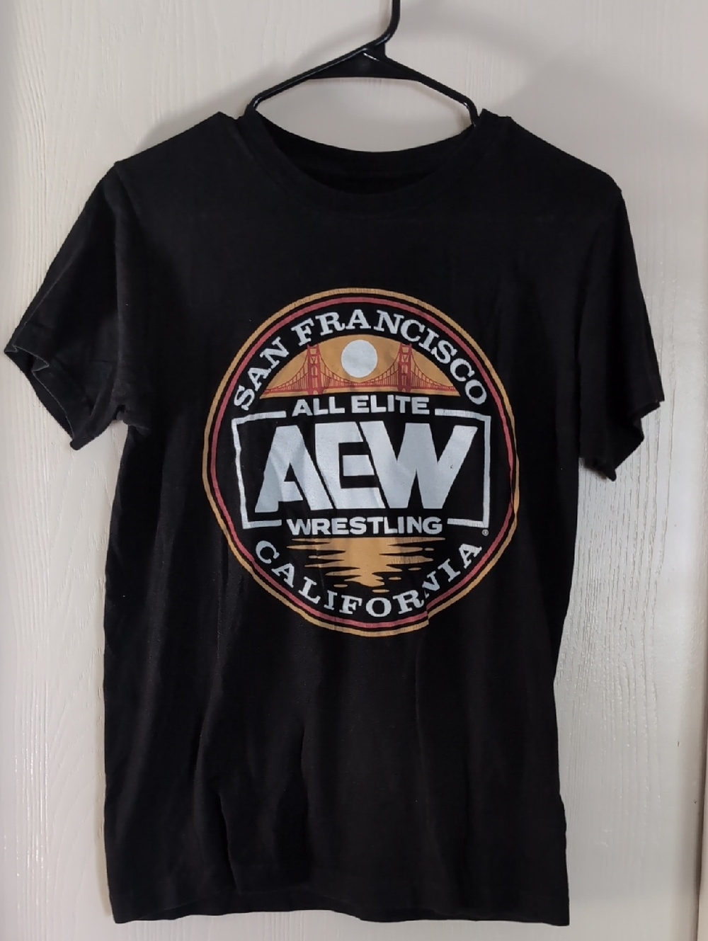 AEW San Francisco California Black Graphic Tee